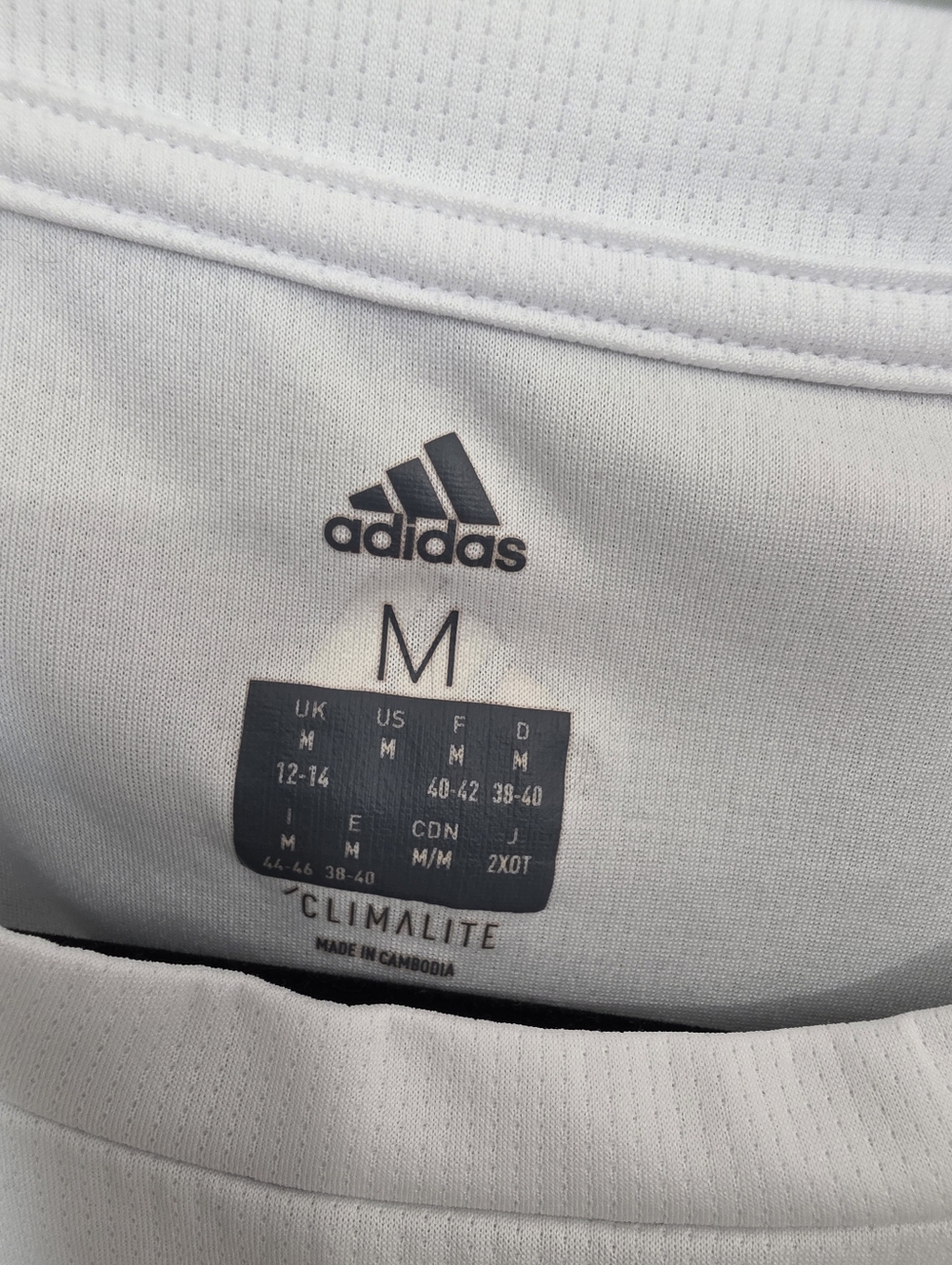 adidas White Tank Top with Black Logo - Picture 7 of 7